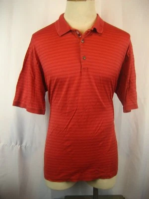Camisa polo informal de golf para hombre Bobby Jones Golf 100 % algodón diseño rojo óxido talla XL Foto 1 de 4