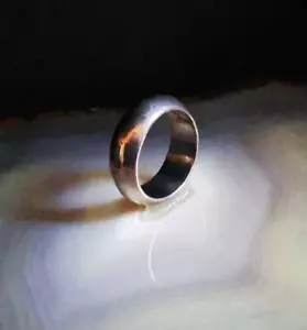 Ring Silber 925 klassisch schlicht elegant Bandring 22 mm 3,5g 5mm - Foto 1 di 6