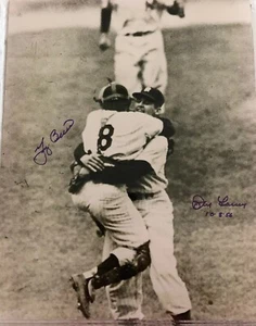 Yogi Berra Don Larsen Perfect Game 11x14Photo Signed New York Yankees - Picture 1 of 4
