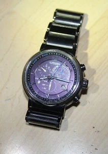 Citizen Eco-Drive W770MV Bluetooth Tag Datum Titan Schwarz Rund Quarz Herren Uhr - Bild 1 von 9