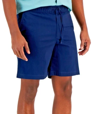 Pantalones Cortos Para Hombre Alfani Cordón Promo Shorts Ligeros Neo Azul Marino Medianos Foto 1 de 4