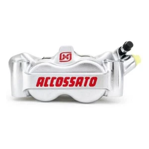 Accossato right radial brake caliper nickel plated forged monoblock 100mm ST - Picture 1 of 7