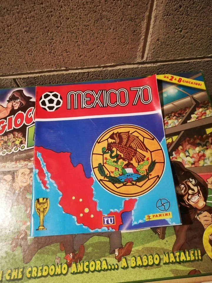 Ristampa panini di album figurine completo Messico 1970 con l'unità. Nuovo. - Immagine 1 di 1