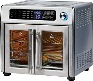 26 QT Extra Large Air Fryer, Convection Toaster Oven with French Doors, Stainles - Picture 1 of 12