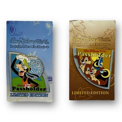 Prendedor de Disney World Chip & Dale + Goofy Edición Limitada Portapases  Foto 1 de 4