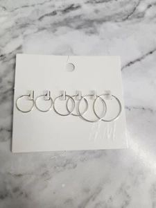 3 Pairs Of Small Hoop Earings Size 1cm-1.5cm-2cm - Picture 1 of 1
