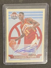 2012-13 Panini Past & Present Basketball #109 Dominique Wilkins Autograph Auto