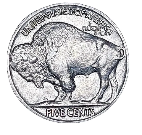 1935 Buffalo Nickel 5 Cents ~ High Grade/Full Horn ~ CHOICE BU Cover