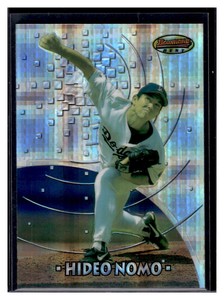 1997 Bowman's Best #78 Hideo Nomo Atomic Refractors