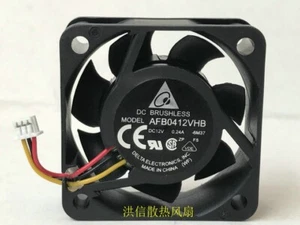 DELTA 4015 AFB0412VHB - 6M37 12V 0.24A 40mm3 axial fan - Picture 1 of 4