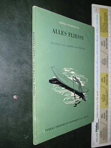 Alles Fliesst: Rückblick und Ausblick eines Biologen Inscribed by Adolf Portmann - Picture 1 of 8