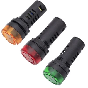 New 12/24/110/220V AD16-22SM LED Flash Alarm Indicator Signal Lamp with Buzzer - Picture 1 of 15