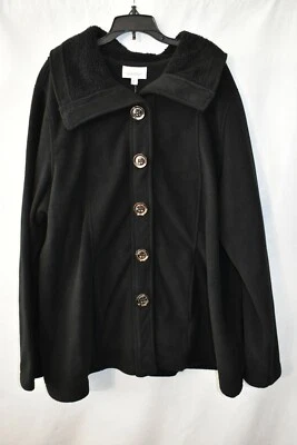 Avenue Fleece Jacket Black Size 18 / 20  Women's New  - Image 1 of 4