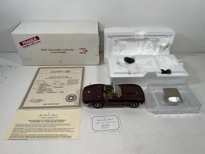 DANBURY MINT 1965 CHEVROLET CORVETTE CONVERTIBLE **RARE BOX and Title - Picture 1 of 21