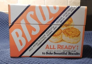 Vintage Bisquick Rezeptdose Dose 30er Jahre Stil Betty Crocker Top Zustand - Bild 1 von 12