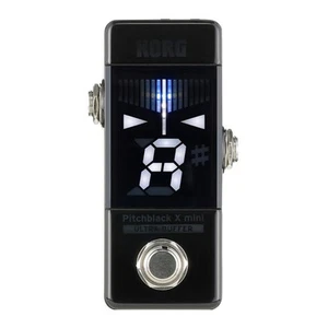 Pitchblack X Mini Chromatic Guitar Pedal Tuner mit vier Anzeigemodi und... - Bild 1 von 7