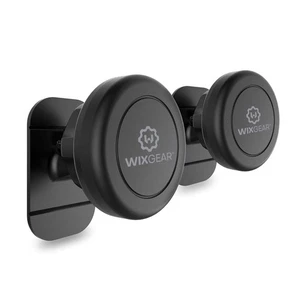 Magnetic Car Mount 2-Pack - Stick-On Dashboard Holder for Cell Phones & Tab - Picture 1 of 9