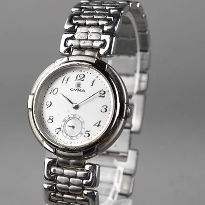 Reloj Hombre CYMA Cuarzo Vintage 417 32mm Batería Nueva Foto 1 de 4