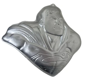 VINTAGE Wilton DC Comics SUPERMAN Cake Pan Mold #2105-3350 with Insert 2006 - Imagen 1 de 2
