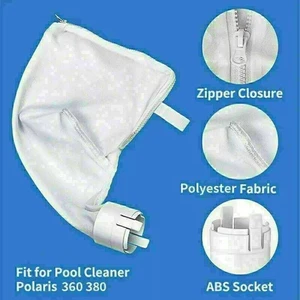 For 360 380 Replacement Bags All Purpose Filter Bag Polaris Zipper Pool Cleaner - Picture 1 of 5