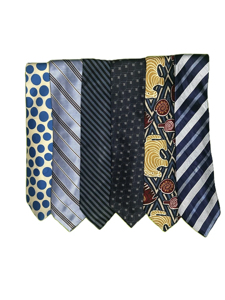 6 corbatas para el cuello por un precio, corbatas para el cuello para hombre extra largas, únicas para el cuello Foto 1 de 1