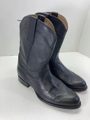 Tecovas Earl Boots Men Sz 8.5 EE Wide Black Leather Western Style 1002 Pristine! - Image 1 of 4