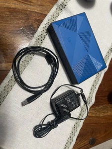Seagate Backup Plus 4TB Portable Drive - Blue, SRD00F2 with cord, adapter - Picture 1 of 2