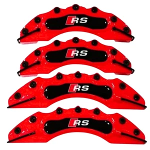 4x Brake Caliper Covers for Audi A1 A2 A3 A4 A6 A8 A5 Q3 Q7 Q1 Q2 Allroad Q5 RSs - Picture 1 of 7