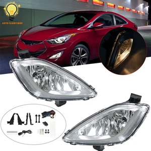 Driving Fog Lights Lamps kits For 2011 2012 2013 Hyundai Elantra Right&Left Side - Picture 1 of 10