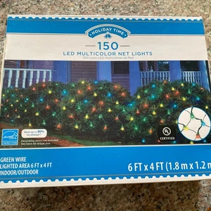 Holiday Time - 150 LED Multicolor Net lights - Picture 1 of 3