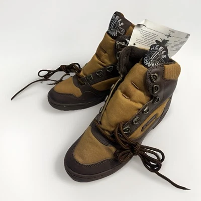 VTG Miller’s Heels Down Women’s Riding Sneakers Boots Brown Tan Size 6 1990s NWT - Image 1 of 4