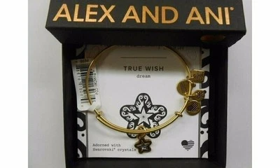 Pulseira Alex and Ani True Wish ouro rafaeliano nova com etiquetas BC OUTONO 2017 - Imagem 1 de 4