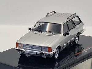 IXO Models CLC455 Ford Granada MKII Turnier 2.8i Ghia silber 1982 Maßstab 1:43  - Bild 1 von 6