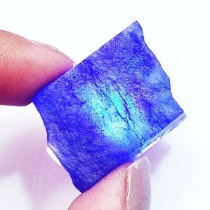 Piedras preciosas sueltas berilo azul natural áspero 64,30 quilates certificadas con regalo gratis - Imagen 1 de 7