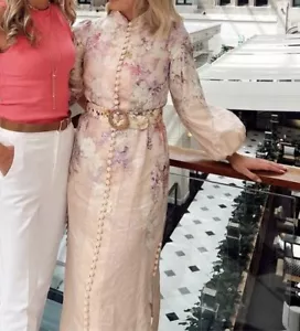 Vestido midi Zimmermann lírico con botones talla 0 - Imagen 1 de 9