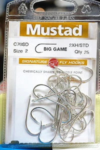 Mustad BIG GAME Größe. #1/0 #1 #2 #4 #6 Signature Fly 25 Stück C70SD BIG GAME - Bild 1 von 9