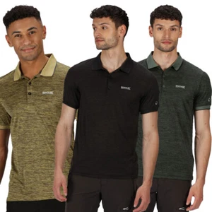 Regatta Mens Remex II Short Sleeve Quick Drying Polo Shirt - Picture 1 of 102