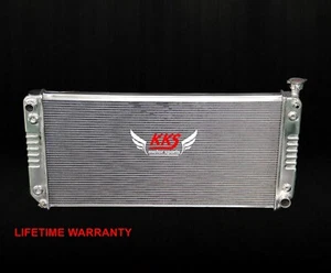 KKS 3 ROW RADIATOR 34" CORE FOR 1988-2000 CHEVY C1500 C2500 SILVERADO C/K SERIES - Picture 1 of 9