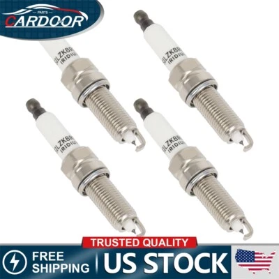 4pcs Iridium & Platinum Spark Plugs For 2011-2020 Kia Sportage 2.0L L4 92422 - Image 1 of 4