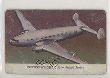 1944 Leaf Card-O Aeroplanes Series C R112-4 Curtiss-Wright C-55 #C-55 3c7