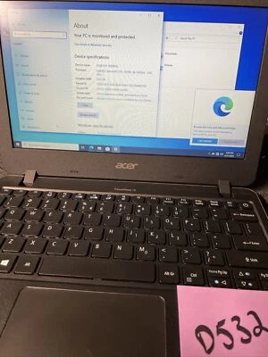 Laptop Acer TravelMate B117 4ct - Windows 10 - 11.6" 128gb SSD 4GB Intel Celeron Foto 1 de 4