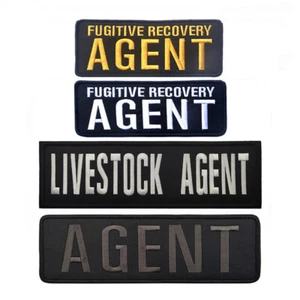 Embroidered Army Fugitive Recovery Agent  Hook Loop Patch Emblem Fastener Badge - Picture 1 of 7