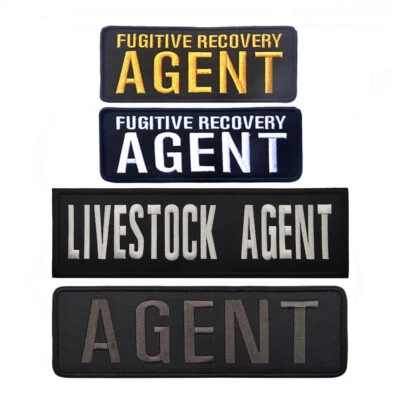 Embroidered Army Fugitive Recovery Agent  Hook Loop Patch Emblem Fastener Badge - Image 1 of 2