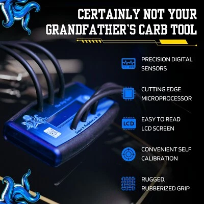 BLEMISHED SALE - The Digi Sync - Pro Throttle Body and Carb Sync Tool - 2, 4, 6