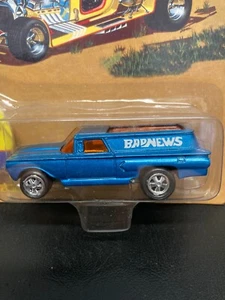 1:64 Johnny Lighting 1959 Chevy Wagon Bad News / Blue / Wacky Winners - Picture 1 of 5