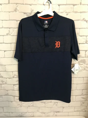 Detroit Tigers MLB Short Sleeve Polo  - Size Medium Men's Cover