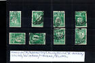 2-PORTUGAL-Lote 8 selos CERES Nº406,com 8 CARIMBOS,diferentes.