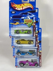 Hot Wheels 2002 SPECTRAFLAME II Serie Komplettset 4er Autos Neu im Paket - Bild 1 von 14