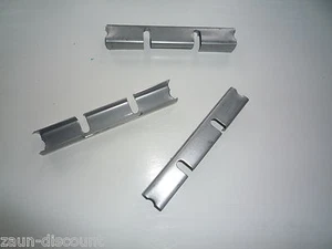 Niro Edelstahl Gittermattenverbinder Mattenverbinder Zaun Verbinder Doppelstab - Bild 1 von 1