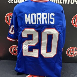 Joe Morris Signed New York Giants Jersey Autographed JSA COA AUT0 - Picture 1 of 4